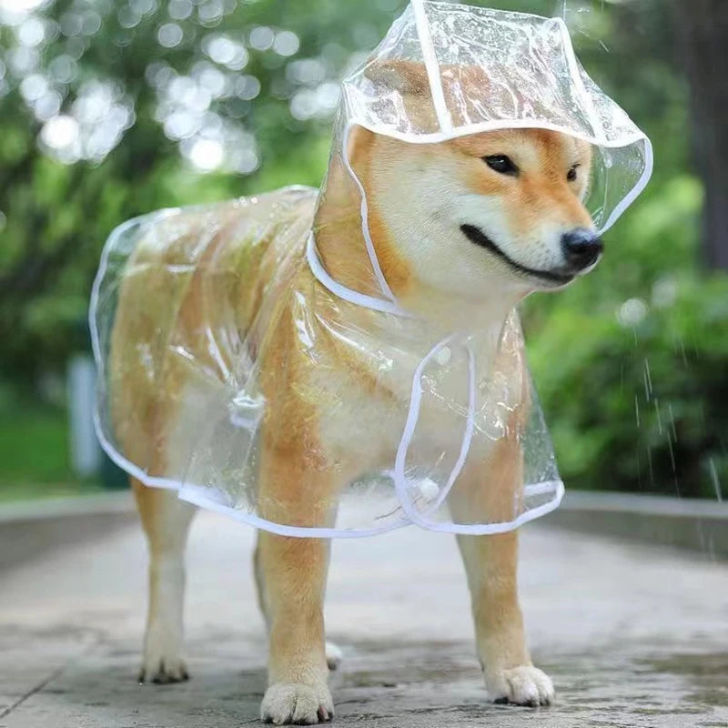 Puppy Raincoat - Hooded Waterproof Jacket for Little Paws